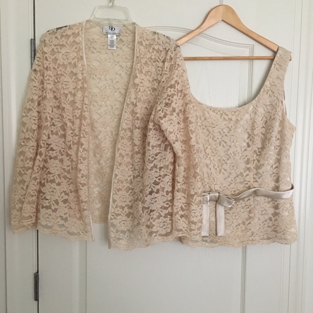 Top and jacket set